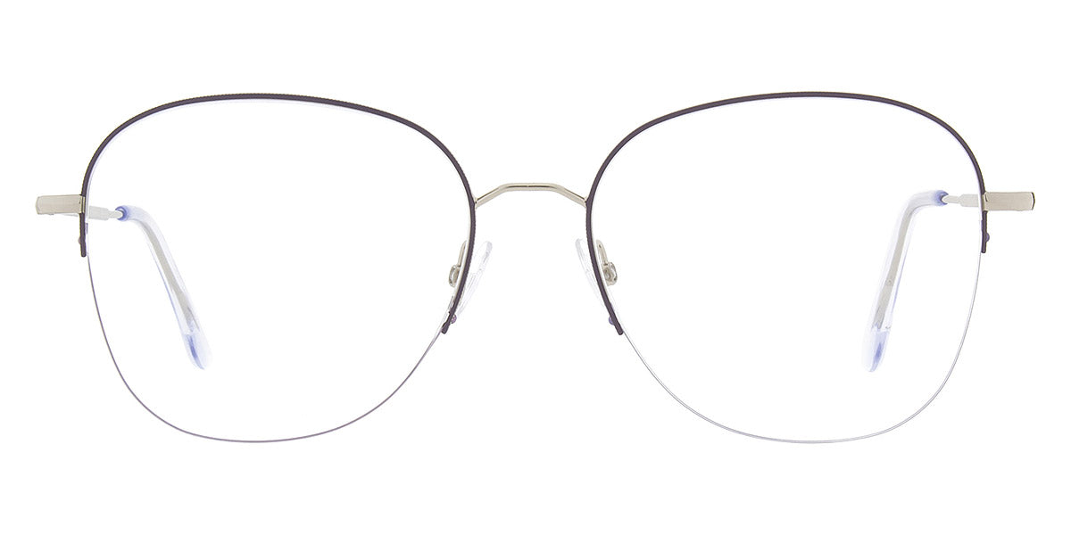 Andy Wolf® 4752 ANW 4752 F 55 - Silver/Violet F Eyeglasses