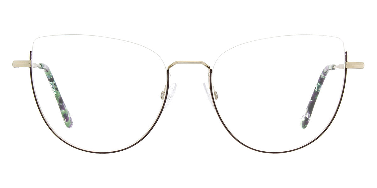 Andy Wolf® 4755 ANW 4755 C 54 - Graygold/Violet C Eyeglasses