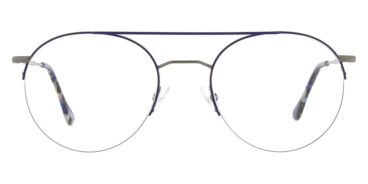 Andy Wolf® 4756 ANW 4756 D 53 - Gun/Blue D Eyeglasses