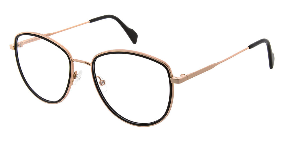 Andy Wolf® 4762 ANW 4762 01 53 - Rosegold/Black 01 Eyeglasses