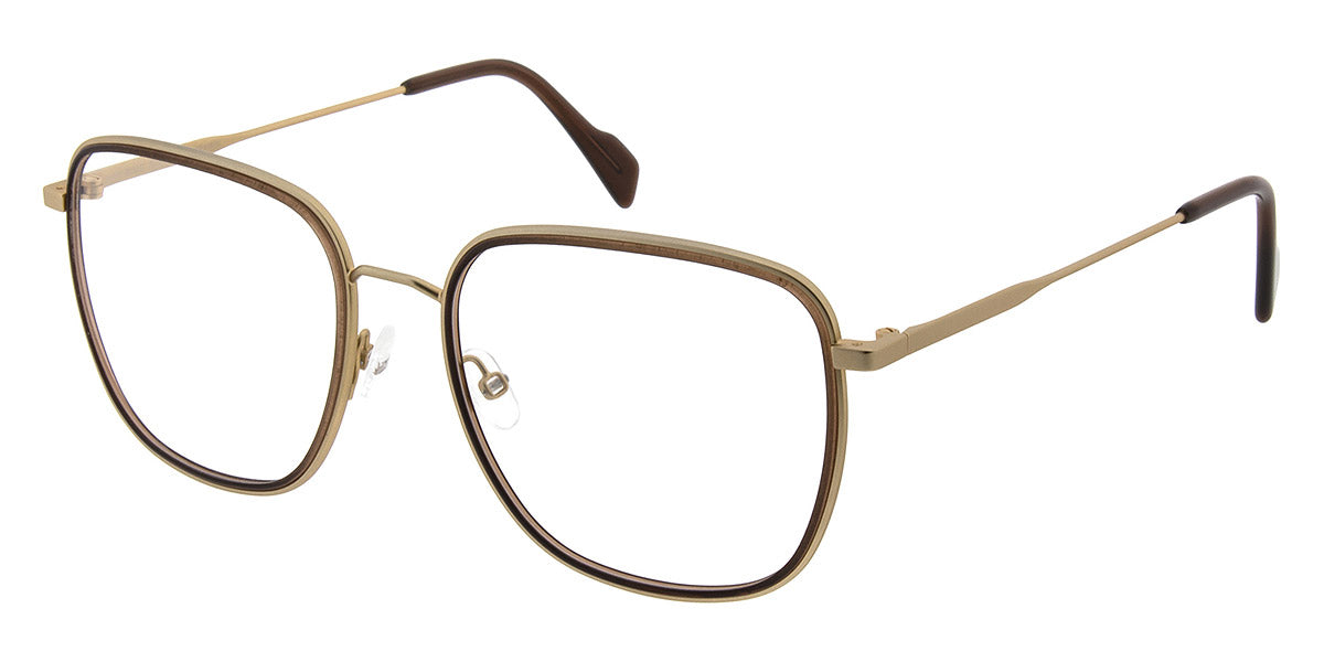 Andy Wolf® 4763 ANW 4763 03 55 - Gold/Brown 03 Eyeglasses
