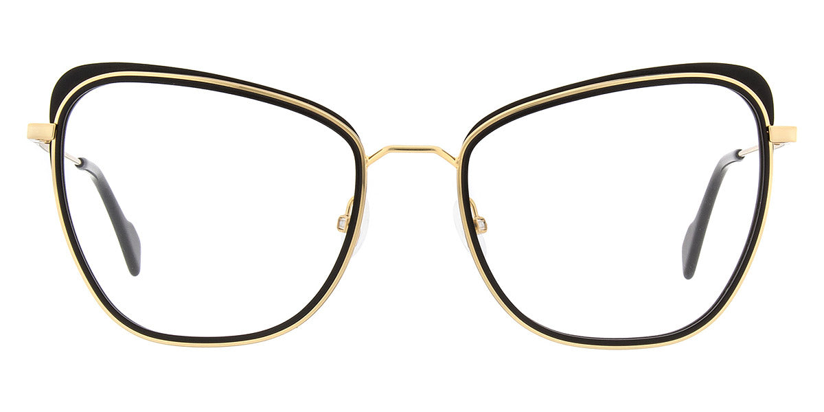 Andy Wolf® 4765 ANW 4765 01 55 - Gold/Black 01 Eyeglasses