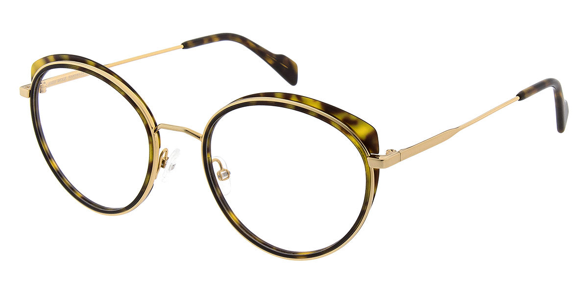 Andy Wolf® 4766 ANW 4766 02 52 - Gold/Brown 02 Eyeglasses
