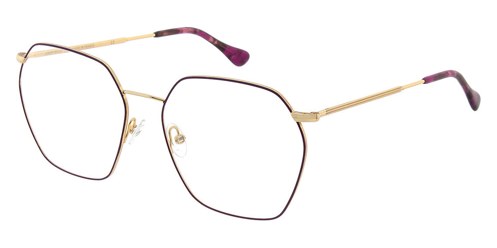 Andy Wolf® 4768 ANW 4768 04 57 - Gold/Violet 04 Eyeglasses