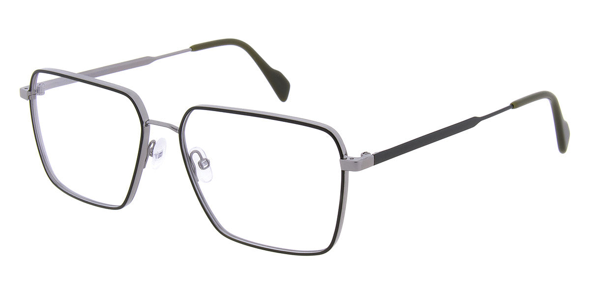 Andy Wolf® 4769 ANW 4769 03 57 - Gun/Green 03 Eyeglasses