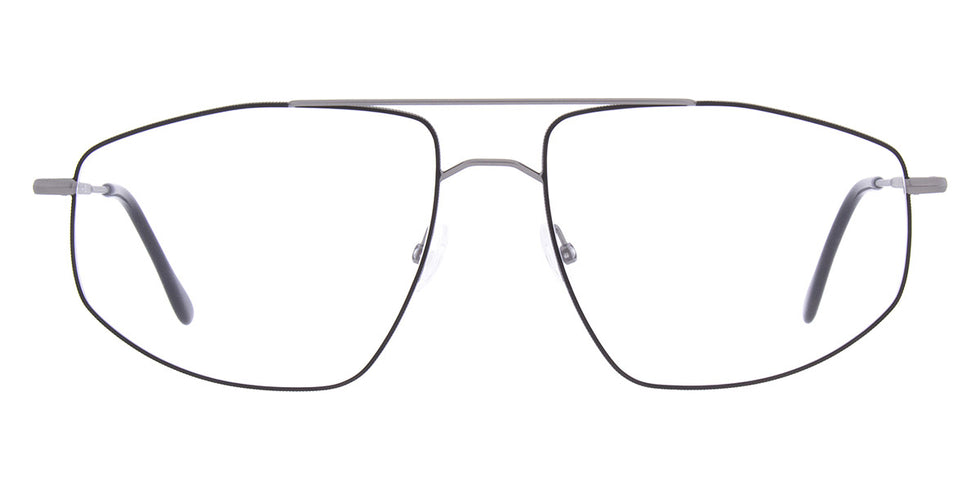 Andy Wolf® 4780 ANW 4780 01 59 - Gun/Black 01 Eyeglasses