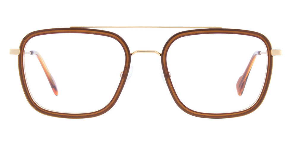 Andy Wolf® 4784 ANW 4784 06 52 - Orange/Gold 06 Eyeglasses