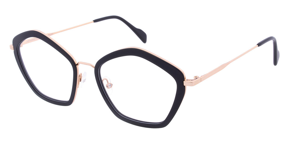 Andy Wolf® 4785 ANW 4785 01 55 - Black/Rosegold 01 Eyeglasses