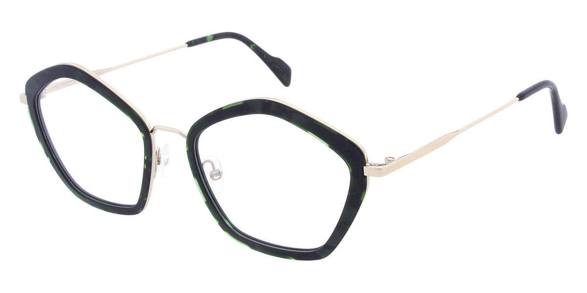 Andy Wolf® 4785 ANW 4785 03 55 - Green/Graygold 03 Eyeglasses