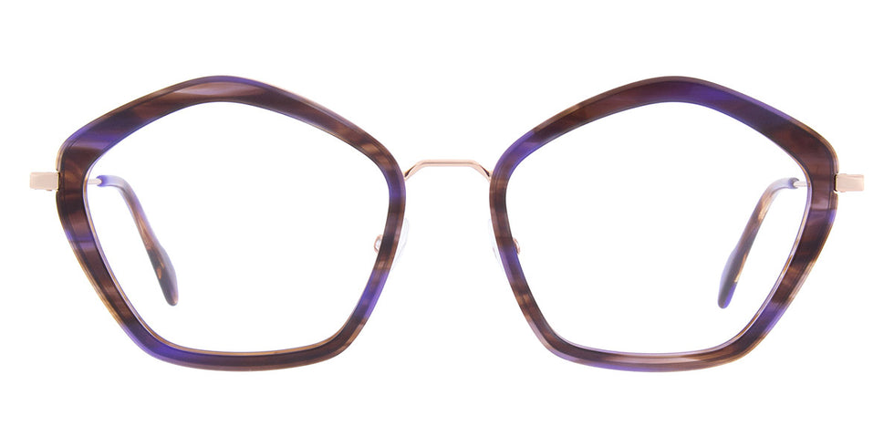 Andy Wolf® 4785 ANW 4785 04 55 - Brown/Rosegold 04 Eyeglasses