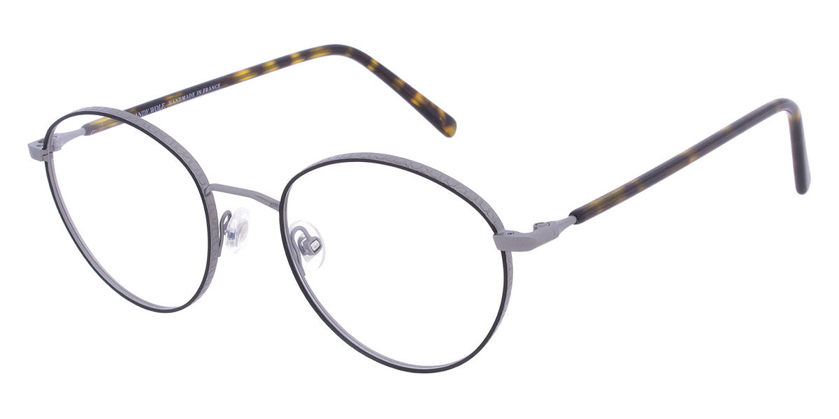 Andy Wolf® 4788 ANW 4788 02 48 - Gun/Black 02 Eyeglasses