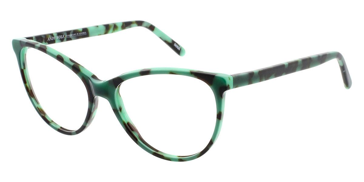Andy Wolf® 5023 ANW 5023 1 55 - Green/Black 1 Eyeglasses