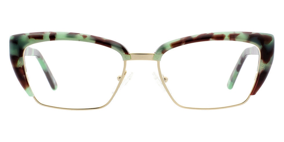 Andy Wolf® 5027 ANW 5027 G 53 - Green/Graygold G Eyeglasses