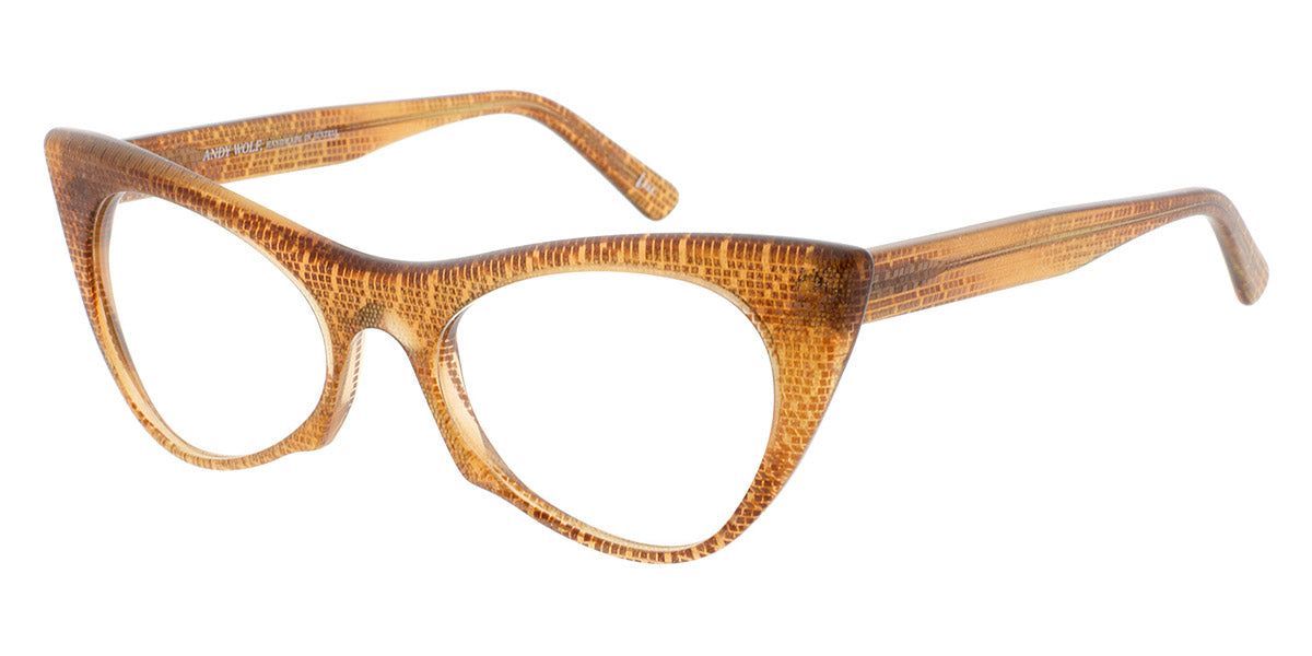 Andy Wolf® 5028 ANW 5028 V 53 - Brown V Eyeglasses