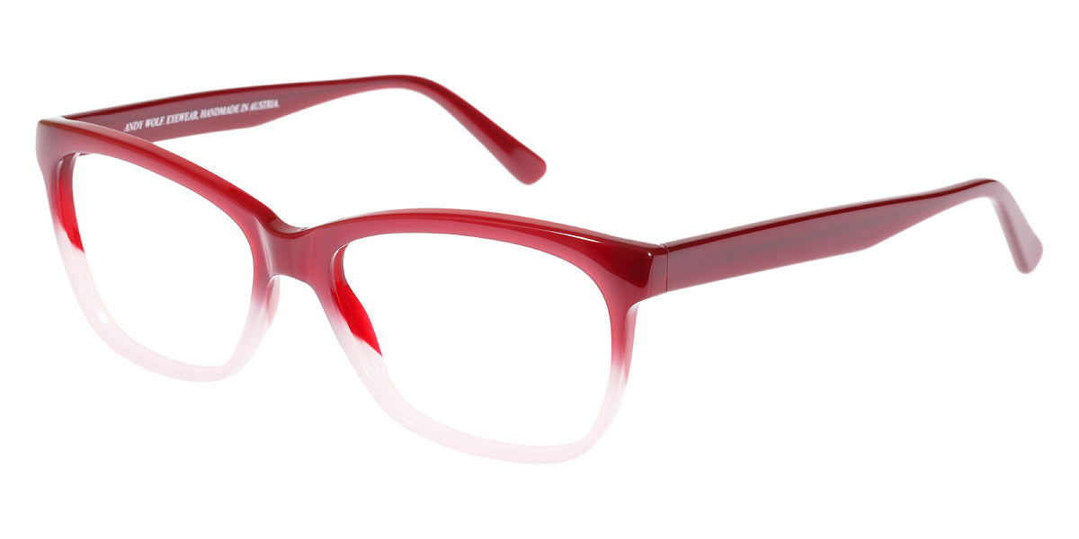 Andy Wolf® 5036 ANW 5036 N 55 - Red/White N Eyeglasses