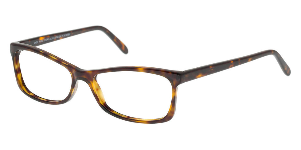 Andy Wolf® 5039 ANW 5039 B 54 - Brown/Yellow B Eyeglasses