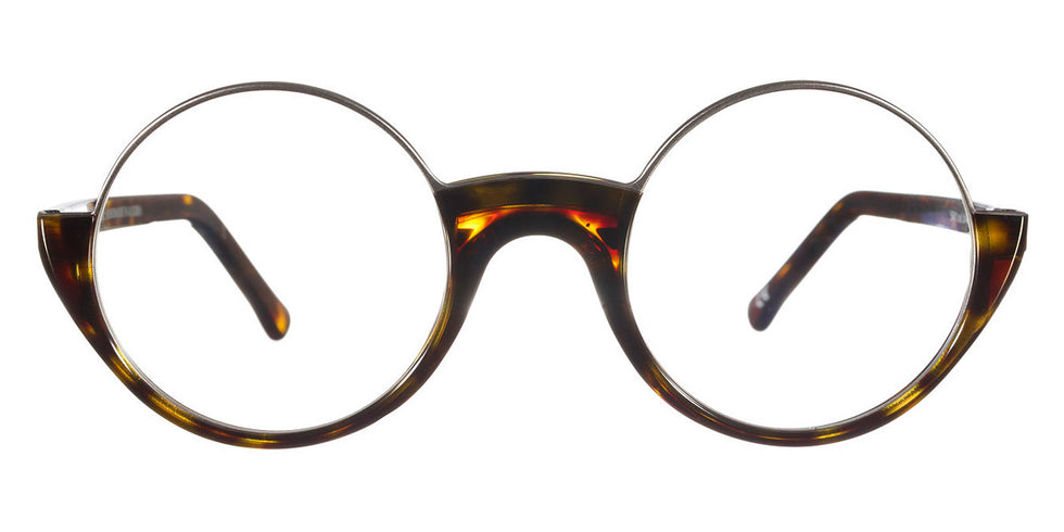 Andy Wolf® 5041 ANW 5041 B 47 - Brown/Silver B Eyeglasses