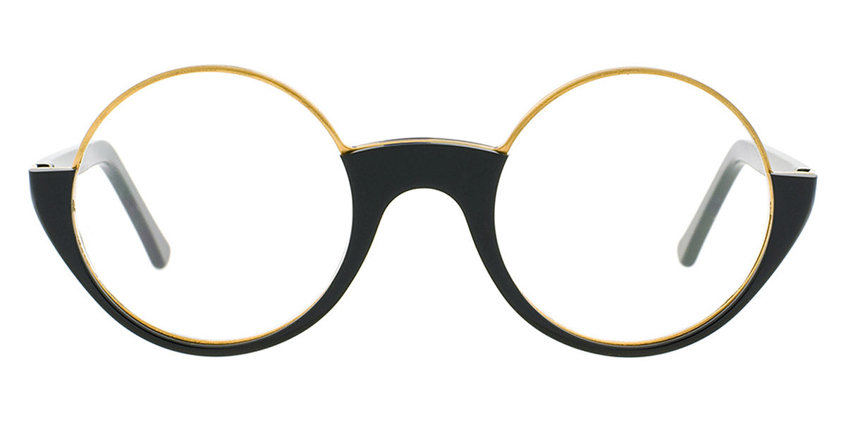 Andy Wolf® 5041 ANW 5041 G 47 - Black/Gold G Eyeglasses