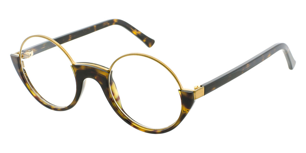 Andy Wolf® 5041 ANW 5041 H 47 - Brown/Gold H Eyeglasses