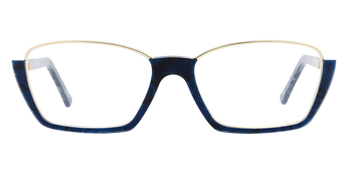 Andy Wolf® 5043 ANW 5043 G 53 - Blue/Graygold G Eyeglasses