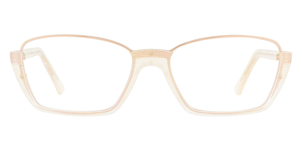 Andy Wolf® 5043 ANW 5043 J 53 - Crystal/Rosegold J Eyeglasses