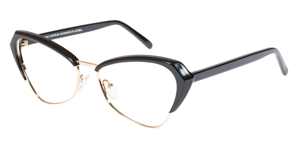 Andy Wolf® 5047 ANW 5047 A 57 - Black/Gold A Eyeglasses