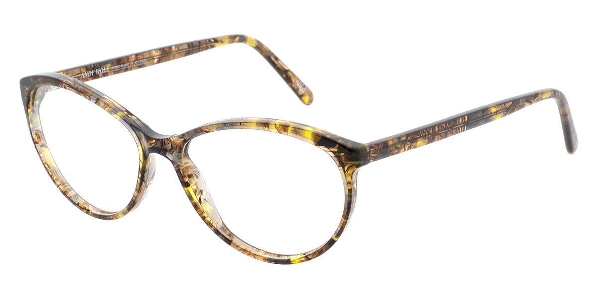 Andy Wolf® 5056 ANW 5056 M 54 - Brown/Black M Eyeglasses