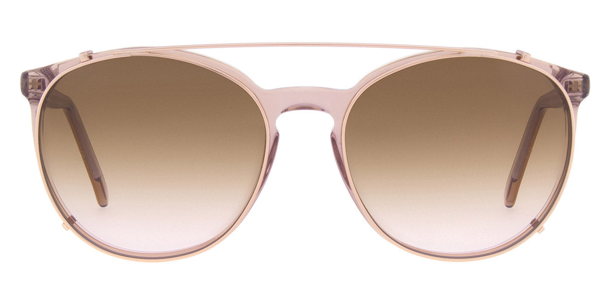 Andy Wolf® 5067 Clip ANW 5067 Clip 07 53 - Rosegold/Brown 07 Sunglasses