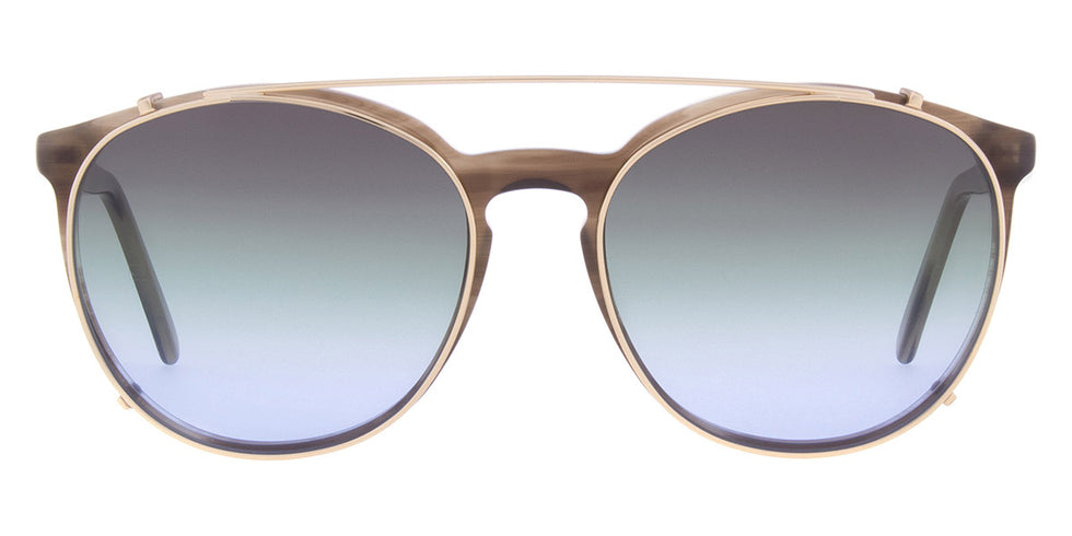 Andy Wolf® 5067 Clip ANW 5067 Clip 08 53 - Gold/Green 08 Sunglasses