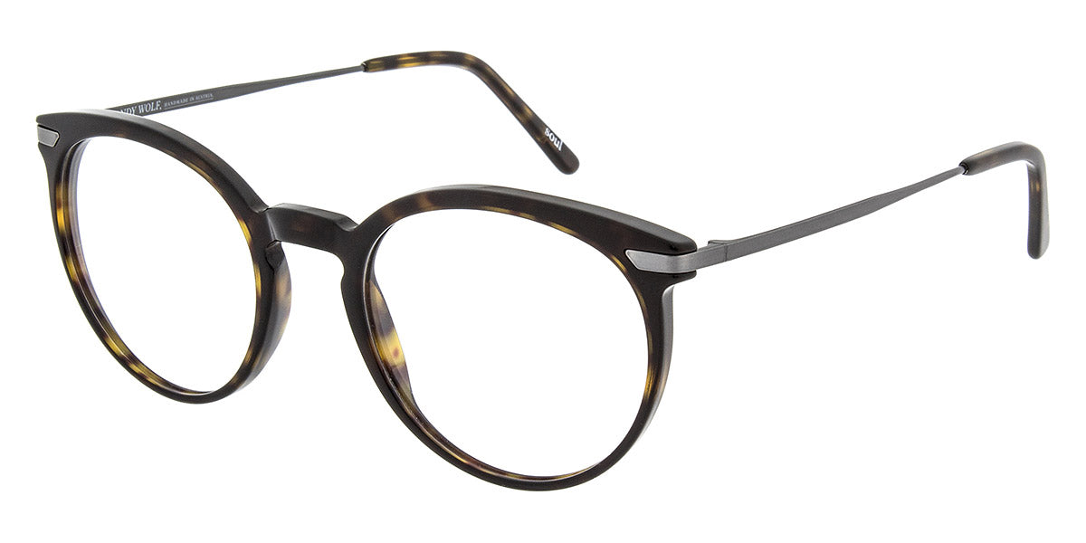 Andy Wolf® 5074 ANW 5074 B 51 - Brown/Gun B Eyeglasses