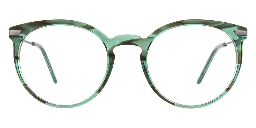 Andy Wolf® 5074 ANW 5074 G 51 - Teal/Gun G Eyeglasses
