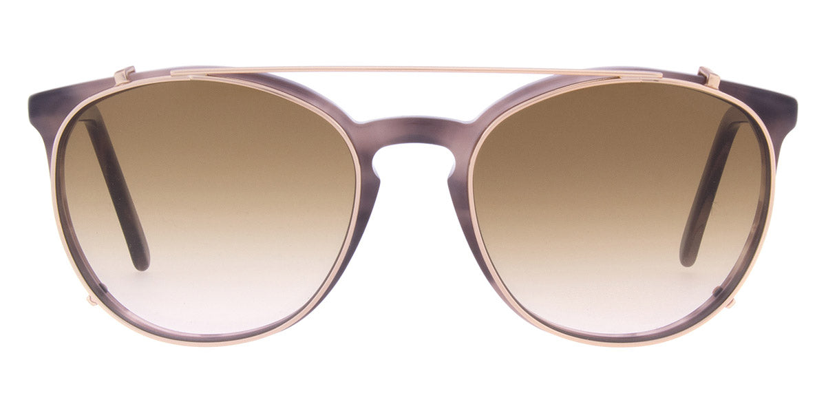 Andy Wolf® 5085 Clip ANW 5085 Clip 07 48 - Rosegold/Brown 07 Sunglasses