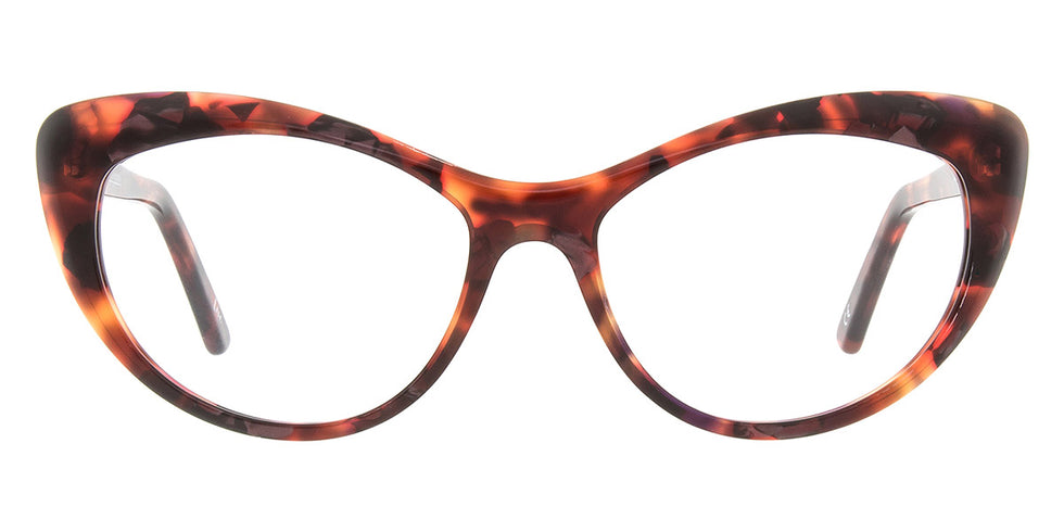 Andy Wolf® 5088 ANW 5088 C 50 - Red/Brown C Eyeglasses