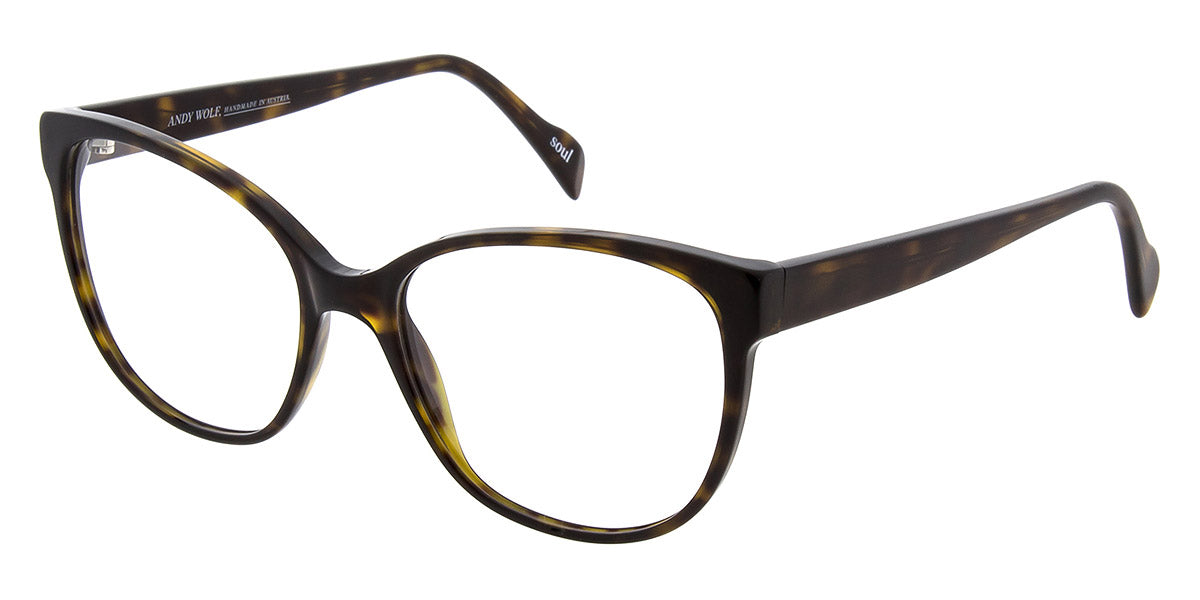 Andy Wolf® 5101 ANW 5101 B 55 - Brown/Yellow B Eyeglasses