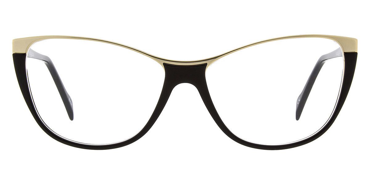Andy Wolf® 5104 ANW 5104 A 57 - Black/Gold A Eyeglasses