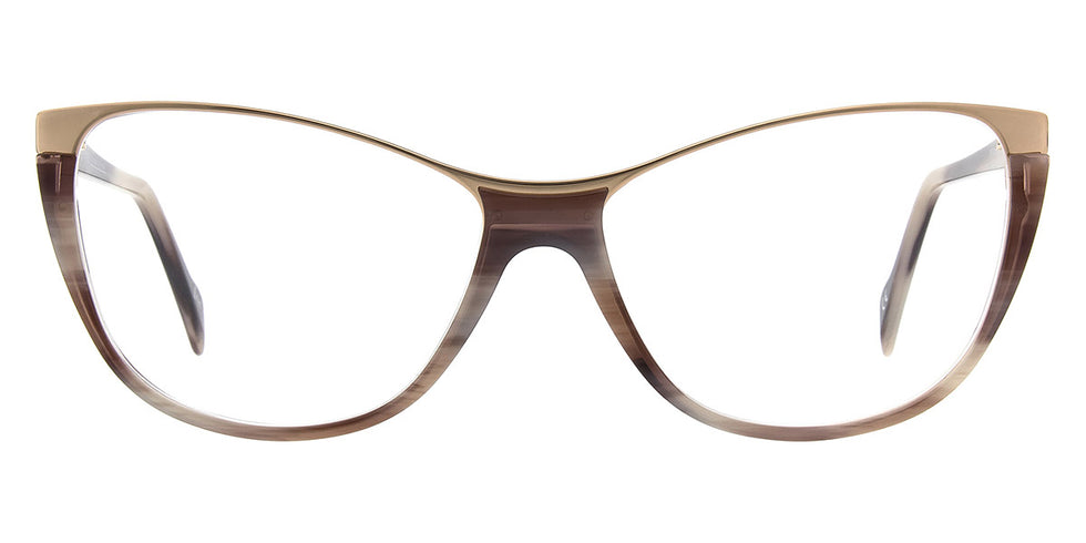 Andy Wolf® 5104 ANW 5104 E 57 - Beige/Rosegold E Eyeglasses