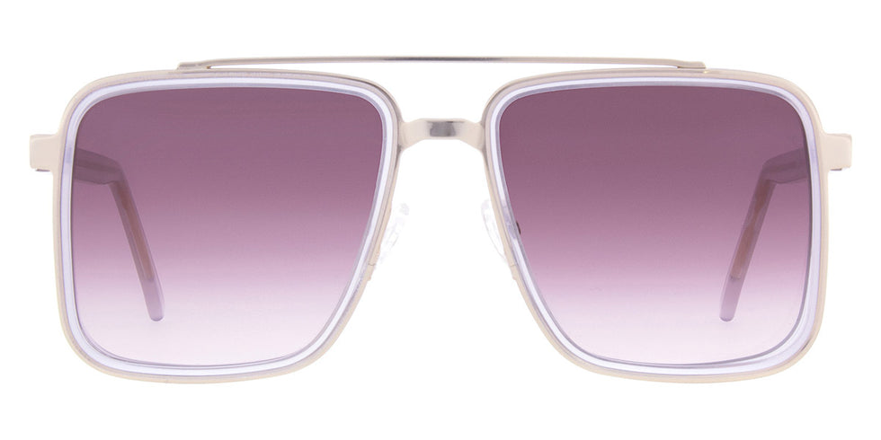 Andy Wolf® Adric Sun ANW Adric Sun 05 56 - White/Yellow 05 Sunglasses