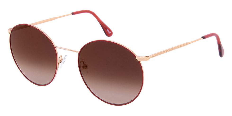 Andy Wolf® AMIRA Sun ANW AMIRA Sun U 53 - Rosegold/Red U Sunglasses