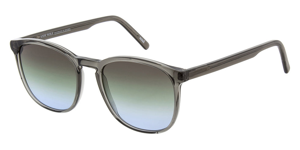 Andy Wolf® Andi Sun ANW Andi Sun C 53 - Gray/Teal C Sunglasses