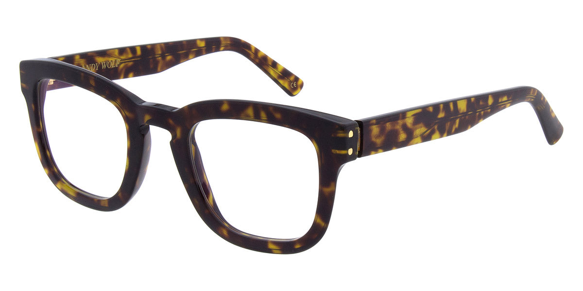 Andy Wolf® AW01 ANW AW01 02 49 - Brown/Gold 02 Eyeglasses