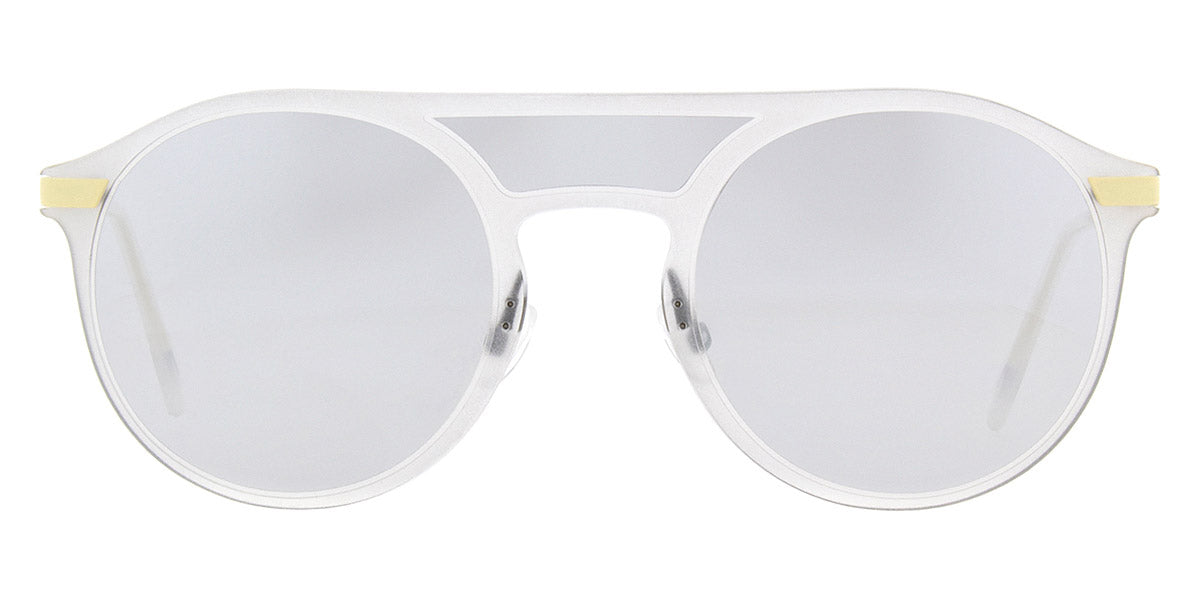 Andy Wolf® Brigitta Sun ANW Brigitta Sun E 141 - White/Silver E Sunglasses