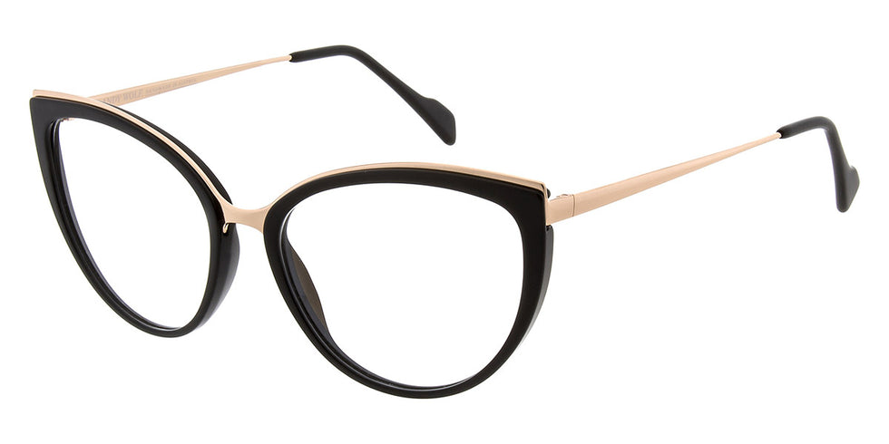 Andy Wolf® Campbell ANW Campbell 01 55 - Black/Rosegold 01 Eyeglasses