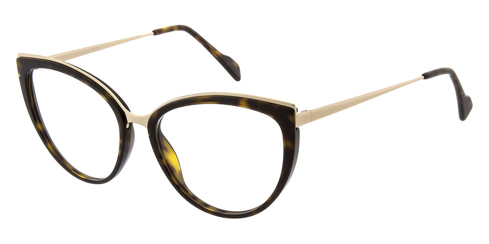 Andy Wolf® Campbell ANW Campbell 02 55 - Brown/Gold 02 Eyeglasses