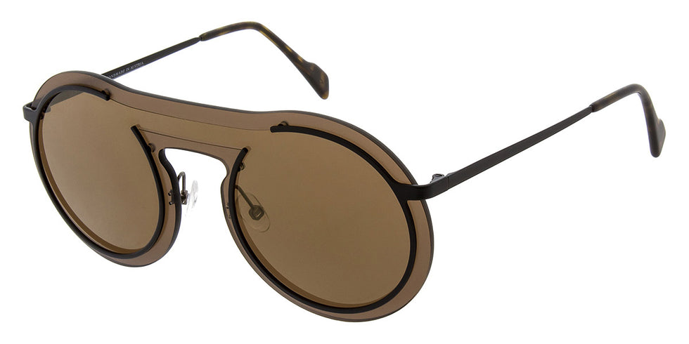 Andy Wolf® Captain Sun ANW Captain Sun B 136 - Black/Brown B Sunglasses