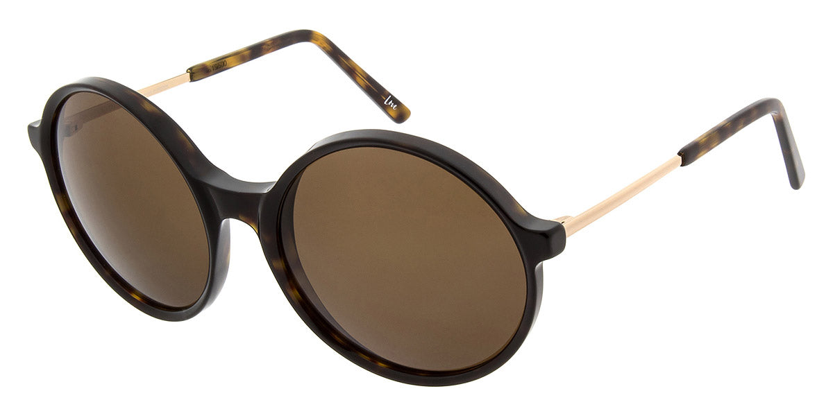 Andy Wolf® Charlie Sun ANW Charlie Sun B 60 - Gold/Brown B Sunglasses