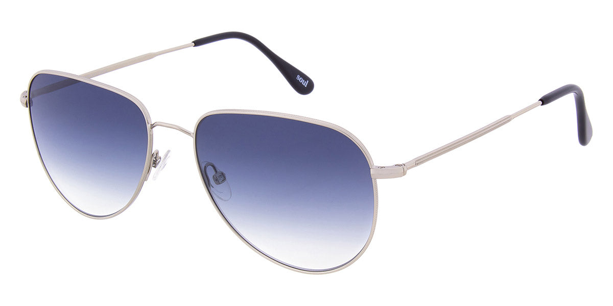 Andy Wolf® Gianni Sun ANW Gianni Sun 03 55 - Silver/Black 03 Sunglasses
