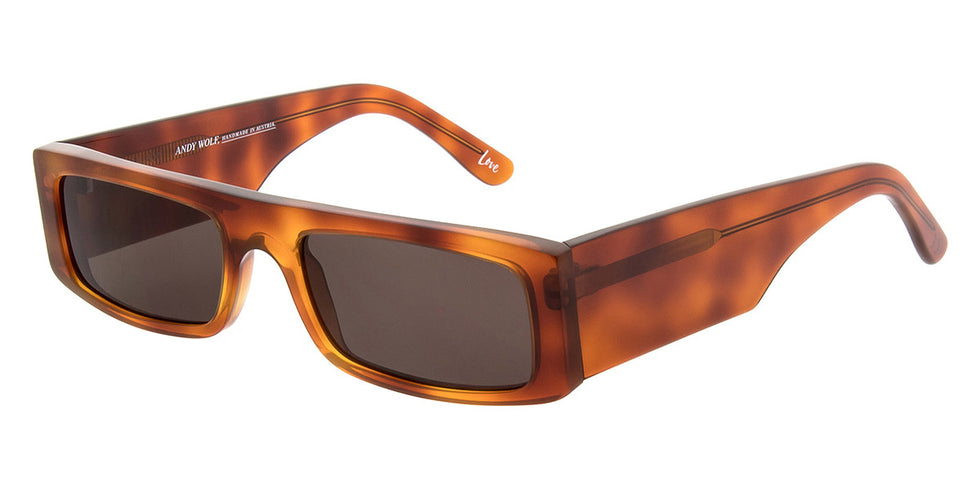 Andy Wolf® Hume Sun ANW Hume Sun B 53 - Orange/Brown B Sunglasses