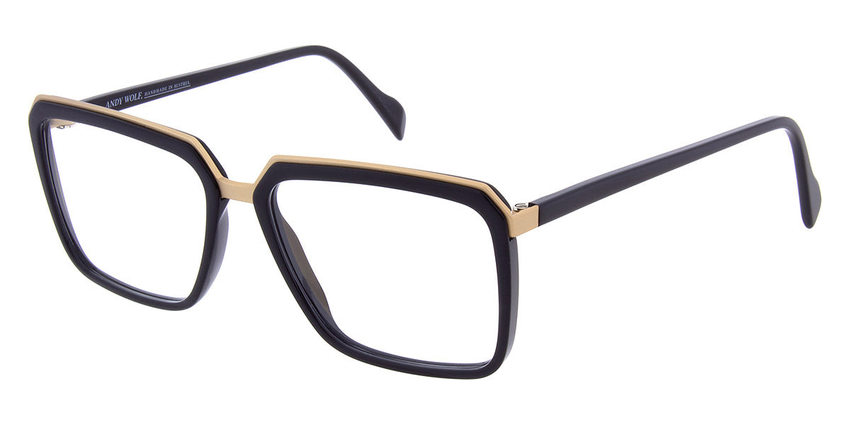 Andy Wolf® Manzu ANW Manzu 01 57 - Black/Gold 01 Eyeglasses