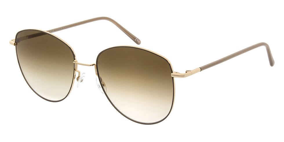 Andy Wolf® Mila Sun ANW Mila Sun C 57 - Gold/Brown C Sunglasses