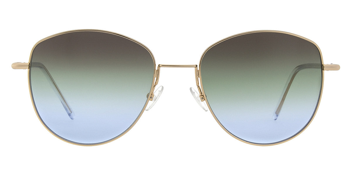 Andy Wolf® Mila Sun ANW Mila Sun G 54 - Gold/Crystal G Sunglasses